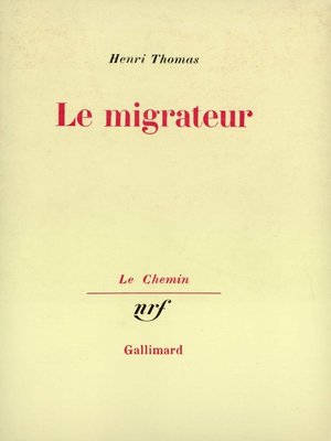 cover image of Le migrateur